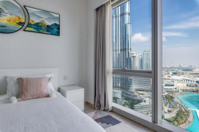 Knokey Burj Khalifa & Fountains View Luxury 2-Bedrooms Apartment